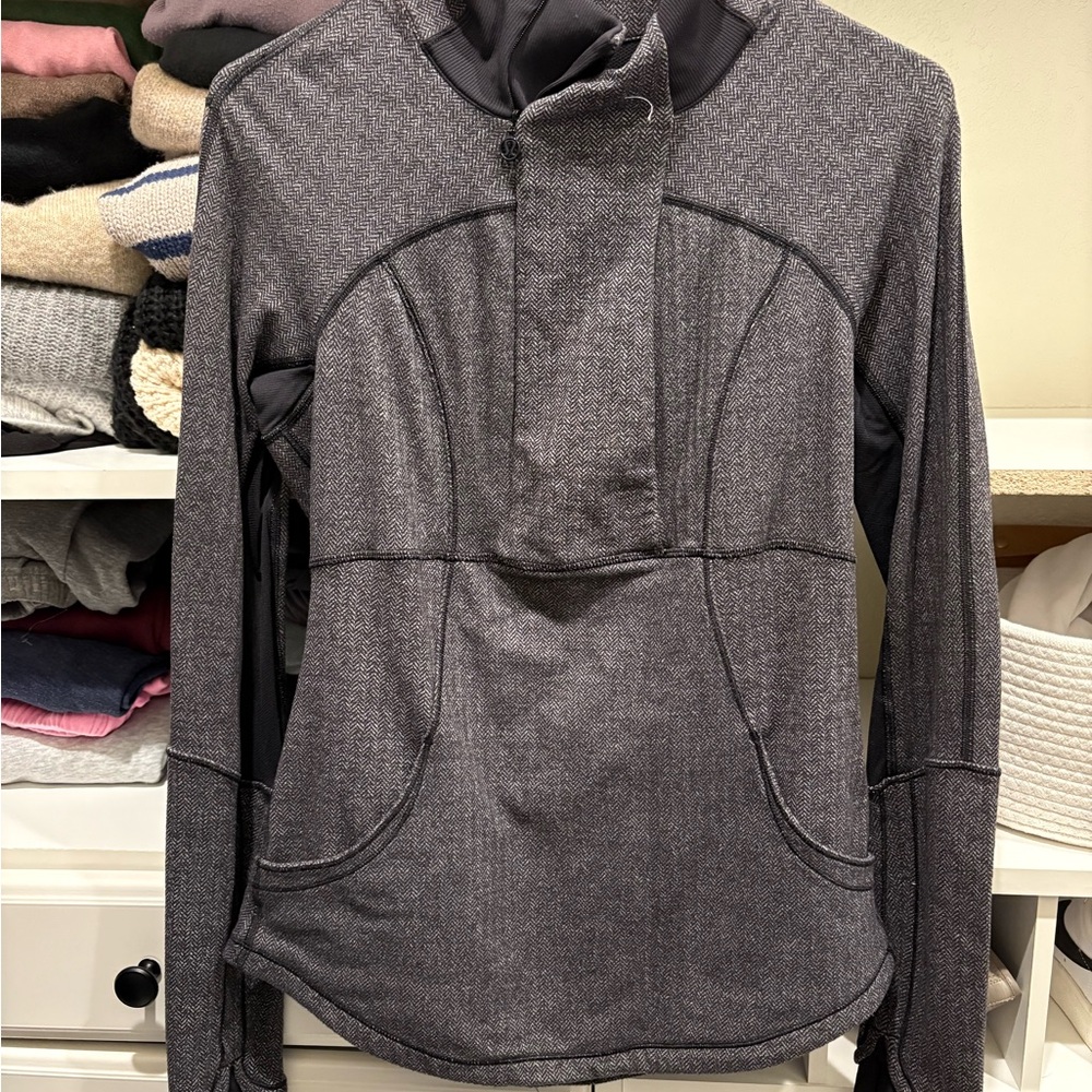 lululemon athletica herringbone 1/4 zip